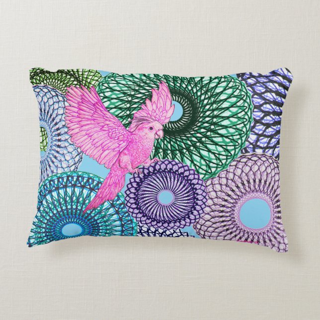 Almofada Decorativa Periquito de cicatrização (Verso)