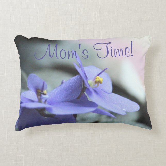 Almofada Decorativa Periwinkle Floral Design (Frente)