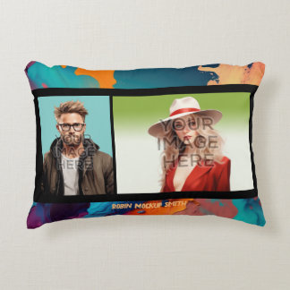 Almofada Decorativa Personalização Personalizada de Foto Assinável 2 d