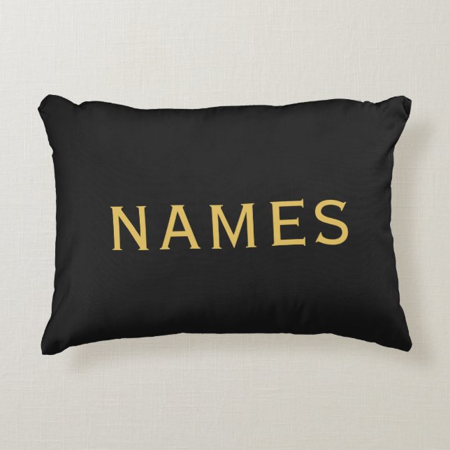 Almofada Decorativa Personalized With Last Name or Nickname on Them (Frente)