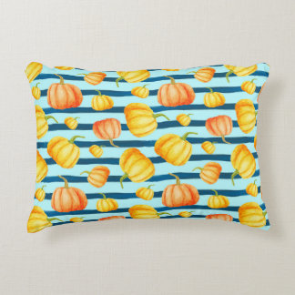 Almofada Decorativa Perto de Pumpkin Laranja. Pat sem costura