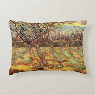 Almofada Decorativa Pessegueiros em Flor por Vincent van Gogh