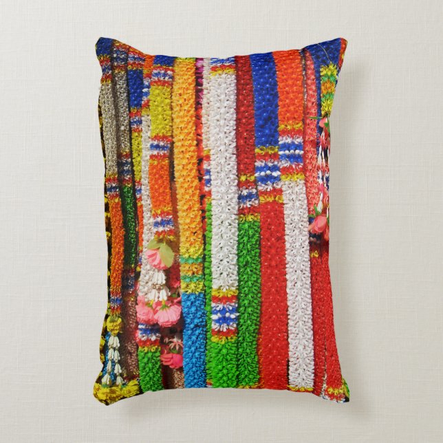 Almofada Decorativa Phuang Maalai - Tailandês Floral Garland (Frente(Vertical))