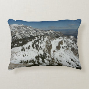 Almofada Decorativa Picos de neve das montanhas Teton I Fotografia