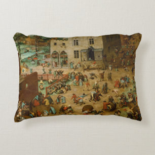 Almofada Decorativa Pieter Bruegel, o Velho - Jogos Infantis