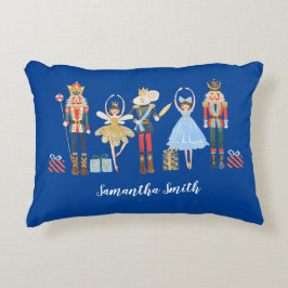 Almofada Decorativa Pillowcase de Nutcracker de Natal de marinho Water