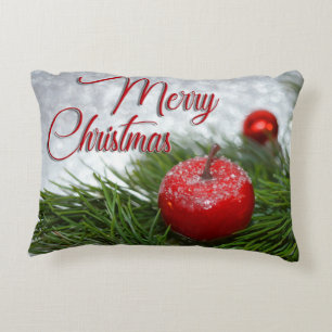Almofada Decorativa Pinheiro de Natal clássico e animado