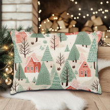 Pinheiro de Rosa claro Verde Sage Telhados e Árvor