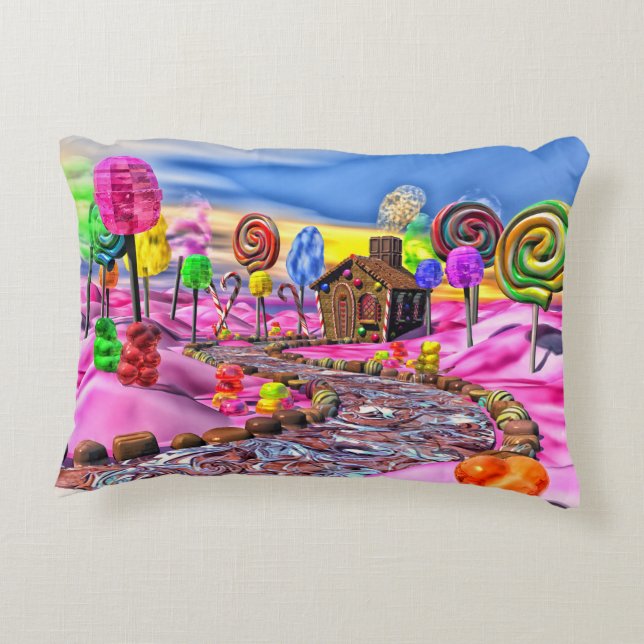 Almofada Decorativa Pink Candyland (Verso)