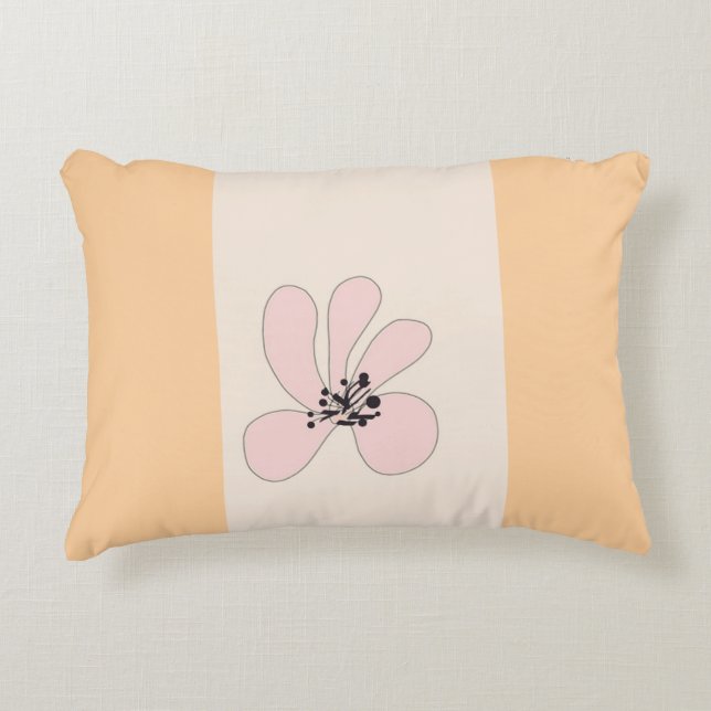 Almofada Decorativa pink flower pillow (Frente)