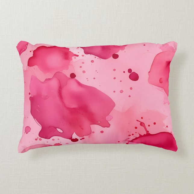 Almofada Decorativa Pink on Pink Abstract  (Frente)