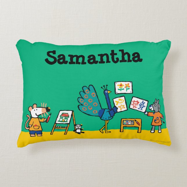 Almofada Decorativa Pintura com Maisy! (Frente)