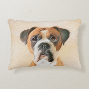 Almofada Decorativa Pintura De Cachorro Descortada Arte Animal Origina