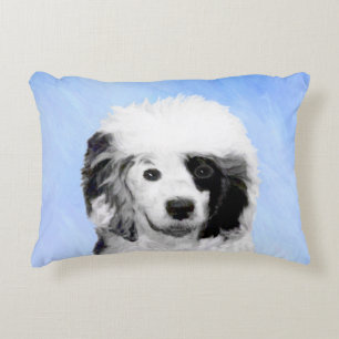 Almofada Decorativa Pintura de Cachorro Português - Arte Original de C