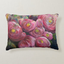 Pintura de flor de exuberância rosa