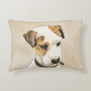 Almofada Decorativa Pintura do Parson Jack Russell Terrier - Arte Cani