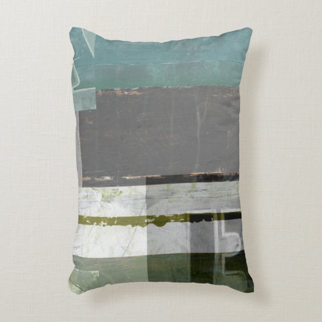 Almofada Decorativa Pintura Moderna com Letras Cortadas (Frente(Vertical))