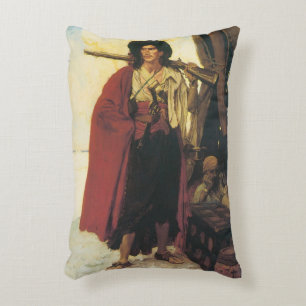 Almofada Decorativa Piratas Antigos Bucaneiro era um camarada pitoresc