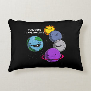 Almofada Decorativa Planetas Astronômicos Espaciais Que Você Cara Não