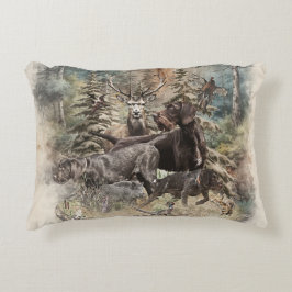 Almofada Decorativa Pointer Alemão de Pelo Cabeludo