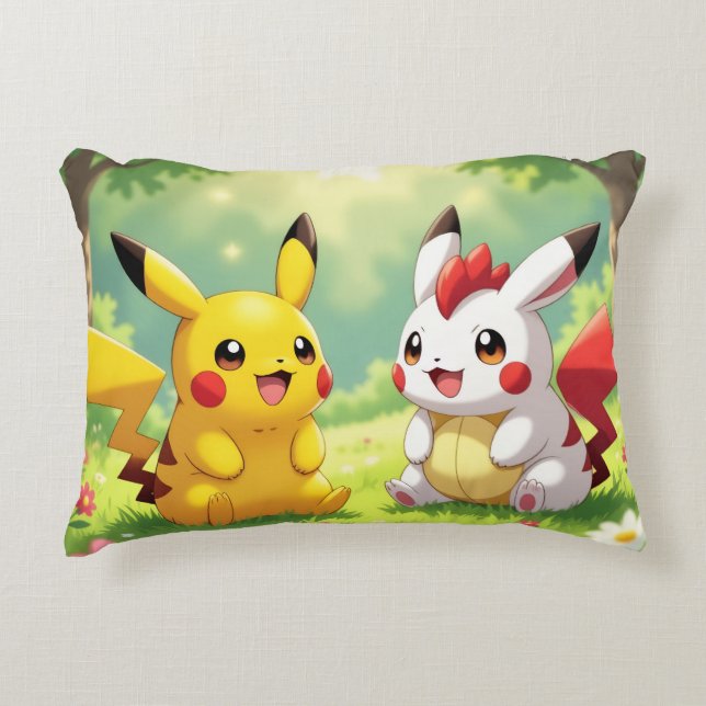 Almofada Decorativa Pokémon und seine Treue Freunde (Frente)