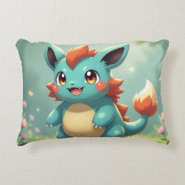 Almofada Decorativa Pokémon und seine Treue Freunde