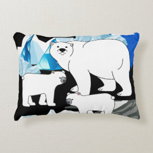Almofada Decorativa Polar Bear Mãe