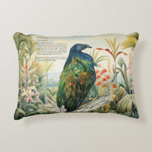 Almofada Decorativa Pombo-Nicobar Pintado Dramático