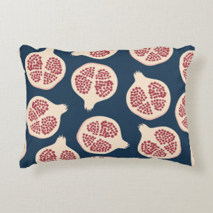 Almofada Decorativa Pomegranato sem soldadura, fundo com pombos