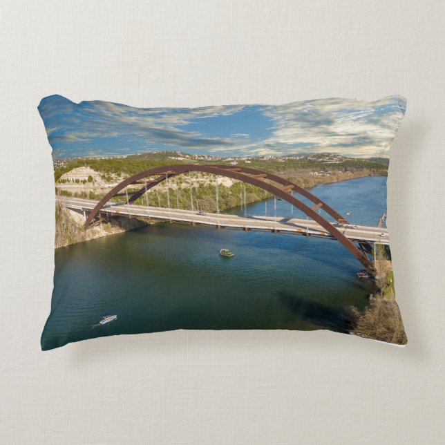Almofada Decorativa Ponte Austin Pennybacker (Frente)