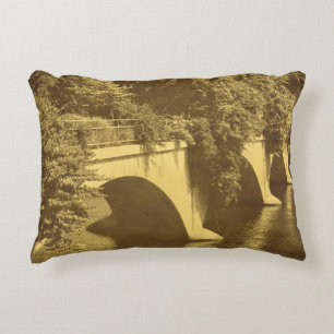 Almofada Decorativa Ponte De Flores Olhar De Vintagem