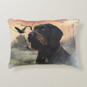 Almofada Decorativa Ponteiro alemão Wirehaired