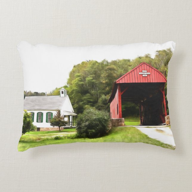 Almofada Decorativa Pontes cobertas (Frente)