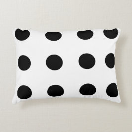 Almofada Decorativa Pontos Repetitivos Pretos