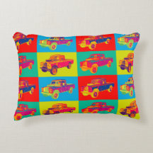 Pop art 1971 colorido do camionete de Land Rover