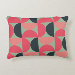 Almofada Decorativa Pôr do sol de verão modernista de meados do século