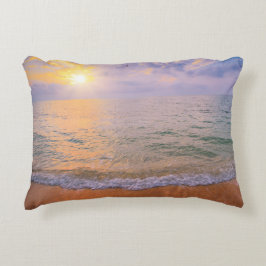 Almofada Decorativa Pôr do Sol no Oceano