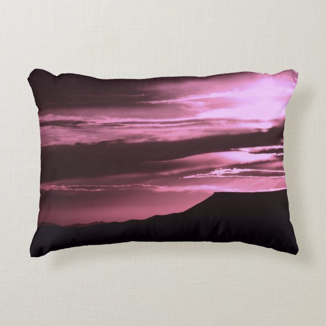 Almofada Decorativa Pôr do sol SW Rose Mesa (Frente)