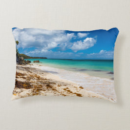 Almofada Decorativa praia de Anse Canot em Marie-Galante