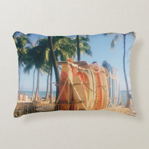 Almofada Decorativa Pranchas de surf da praia de Waikiki