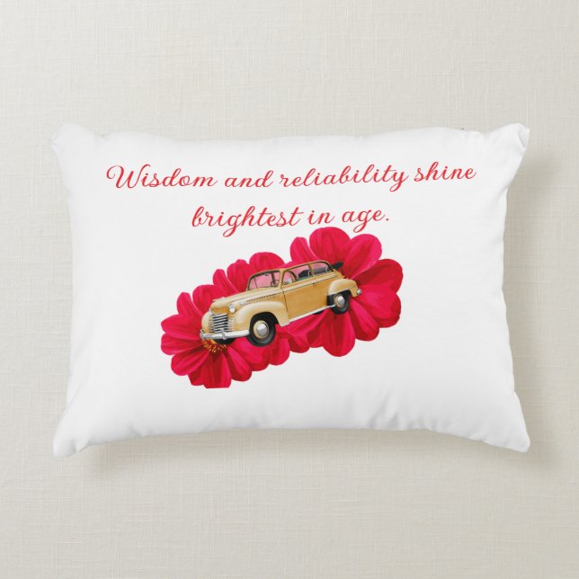 Almofada Decorativa Presente de aniversário (Frente)