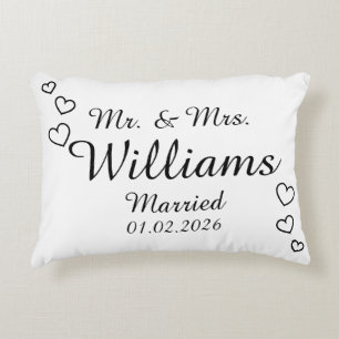 Almofada Decorativa Presente de Casamento Amoroso – Travesseiro com Ac