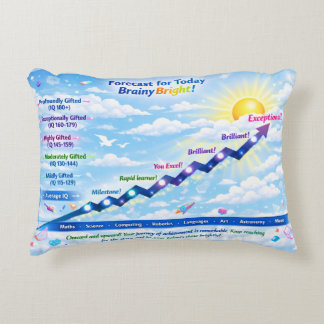 Almofada Decorativa Previsão para Hoje: Tempo BrainyBright! Sacolas To