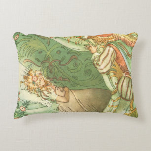 Almofada Decorativa Princesa da Bela Adormecida, Conto de Fadas Vintag