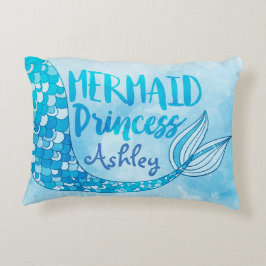 Almofada Decorativa Princesa Descansar da sereia