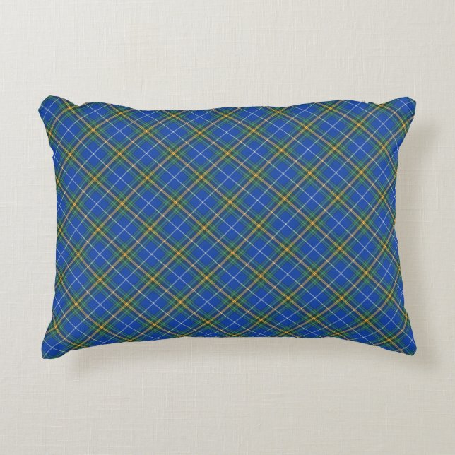 Almofada Decorativa Província de Nova Escócia Canada Tartan (Frente)