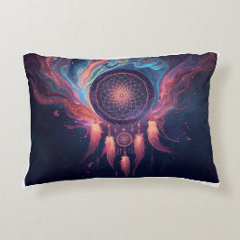 Almofada Decorativa psychedelic camping cushiom
