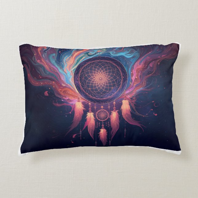 Almofada Decorativa psychedelic camping cushiom (Frente)