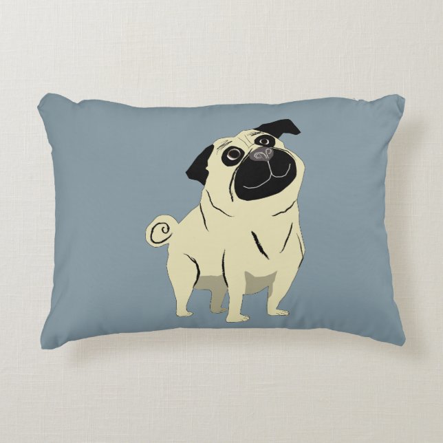 Almofada Decorativa Pug (Frente)