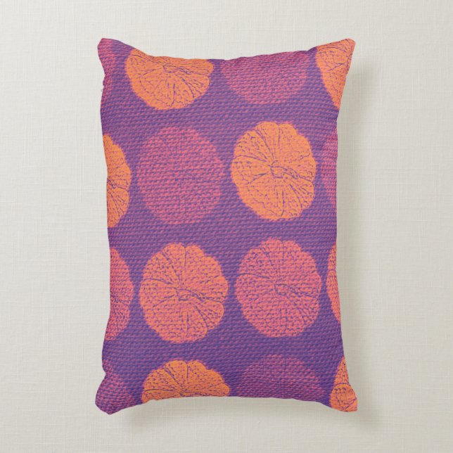 Almofada Decorativa Pumpkin Pattern (Frente(Vertical))